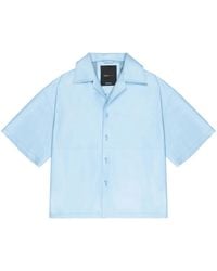 Purple Brand - Boxy-Fit Nubuck Leather Shirt - Lyst