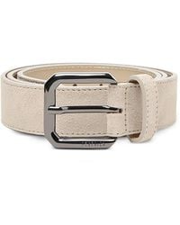 Peserico - Ceinture À Boucle En Daim - Lyst