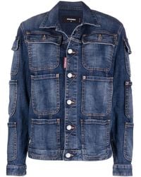 DSquared² - Pocket-detail Denim Jacket - Lyst