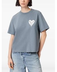 AllSaints - Lisa Trip Graphic Boxy T-Shirt - Lyst