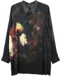 Yohji Yamamoto - Overhemd Met Abstracte Print - Lyst