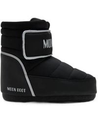 Moon Boot - Stivali Icon Neri Con Strappo - Lyst