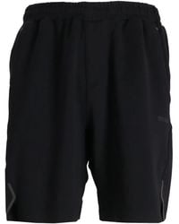 BOSS - Elasticated-Waistband Track Shorts - Lyst