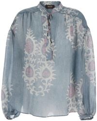 Bazar Deluxe - Blouse Imprimée À Perles - Lyst
