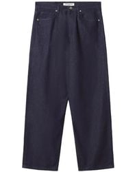 Maison Kitsuné - Logo-Patch Wide-Leg Jeans - Lyst