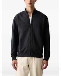 Barbour - Zip-Up Ribbed-Trim Sweater - Lyst