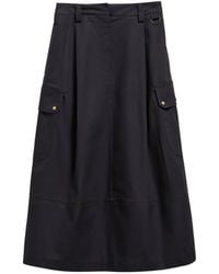 Barbour - Jupe Mi-Longue Carly À Poches Cargo Et Coupe Trapèze - Lyst