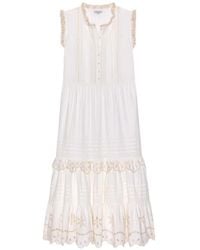 Rails - Embroidered Tiered Midi Dress - Lyst