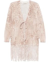 Blumarine - オープンニット カーディガン - Lyst