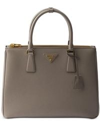 Prada - Large Galleria Tote Bag - Lyst