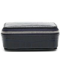 Smythson - Crocodille-Effect Leather Box - Lyst
