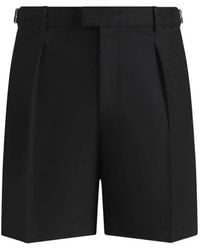Manière De Voir - Marin Tailored Pleated Shorts - Lyst