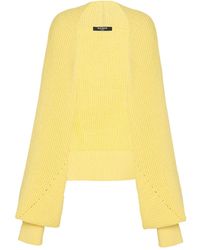 Balmain - Ribgebreid Vest - Lyst
