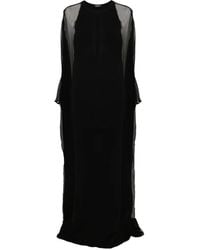 Tom Ford - Semi-Sheer-Panelled Maxi Dress - Lyst