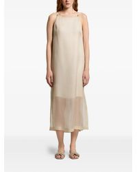 Peserico - Thin-Strap Midi Dress - Lyst