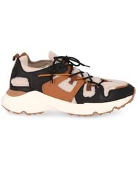 Tod's - Panelled Chunky-Sole Sneakers - Lyst