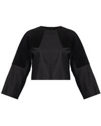 Max Mara - Wool Flannel Blouse - Lyst