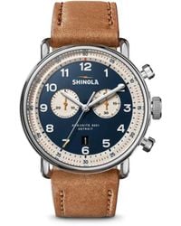 Shinola - Reloj Canfield Model C56 2 Eye Chrono de 43 mm - Lyst
