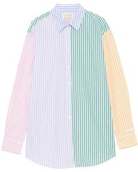 MC2 Saint Barth - Brigitte Striped Cotton Shirt - Lyst