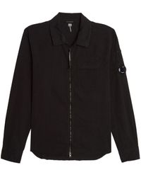 C.P. Company - Lens-detail Zip-up Shirt Jacket - Lyst