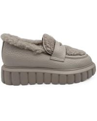 Voile Blanche - Grenelle Loafer Aus Faux Fur - Lyst