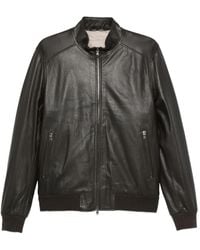Barba Napoli - ジップ レザーコート - Lyst