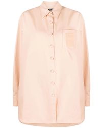 Raf Simons - Logo-Patch Oversized Shirt - Lyst