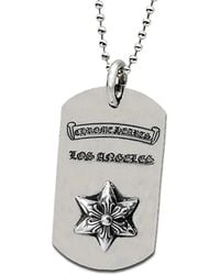Chrome Hearts - Raised Star Dog Tag Necklace - Lyst