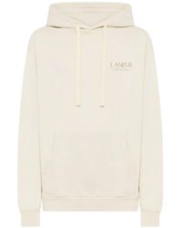 Laneus - Sudadera Estampada Con Capucha - Lyst