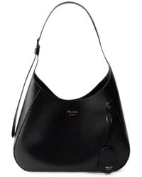 Prada - Boogie Medium Leather Bag - Lyst