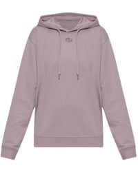 DIESEL - Hoodie Aus Baumwolle Mit Oval D Logo - Lyst