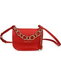 Love Moschino - Heart-Charm Chain-Link Cross Body Bag - Lyst