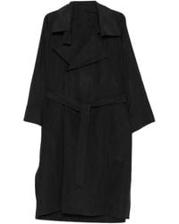 Issey Miyake - Belted Trench Coat - Lyst