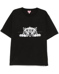 KENZO - Gots Happy Tiger T-Shirt - Lyst