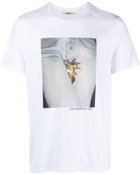 Zadig & Voltaire - Tommy Photograph-print Cotton T-shirt - Lyst