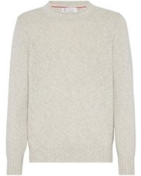 Brunello Cucinelli - クルーネック セーター - Lyst