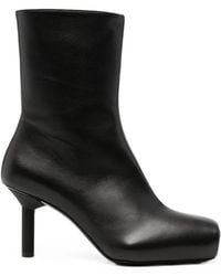 ALAINPAUL - Square-Toe Ankle Boots - Lyst