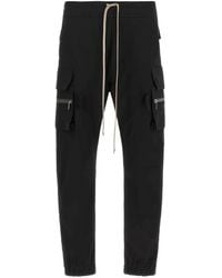 Rick Owens - Pantalones Tower Mastodon Cargo Con Cordón - Lyst