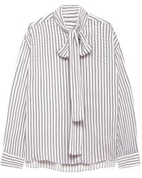MSGM - Gestreifte Bluse - Lyst