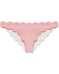 Marysia Swim - Scalloped-Edge Bikini Bottoms - Lyst