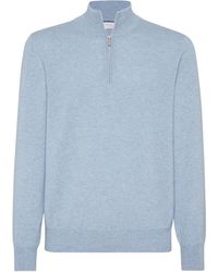Brunello Cucinelli - Klassischer Kaschmirpullover - Lyst