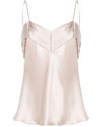 Carine Gilson - Pleated Silk Camisole - Lyst