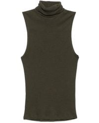 Alysi - Roll-Neck Sleeveless Top - Lyst