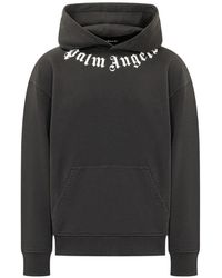Palm Angels - Neck Logo Reg Hoodie - Lyst