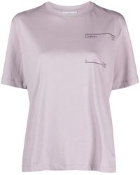 Calvin Klein - Future Archive Logo-Print Cotton T-Shirt - Lyst