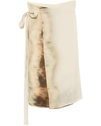 Collection Privée - Argis Tie-Dye Wrap Midi Skirt - Lyst