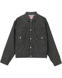 Junya Watanabe - X Levi's Pinstripe Shirt Jacket - Lyst