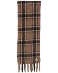 Moncler - Plaid Fringed Scarf - Lyst