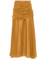 Devotion - Draped Skirt - Lyst