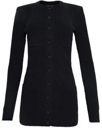 Wardrobe NYC - Padded-Shoulder Button-Up Cardigan - Lyst